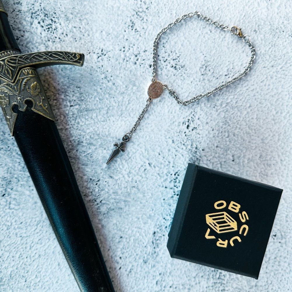 Goth Obscura Nova “Sacred Dagger” bracelet